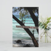 Strandstoelen Rum Point Grand Cayman Briefpapier (Staand voorkant)