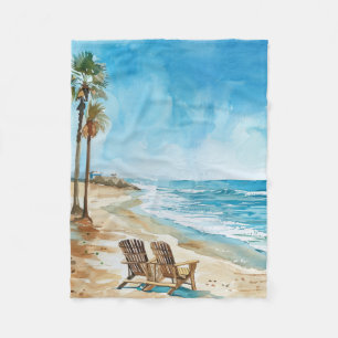 Strandtafereel Fleece Deken