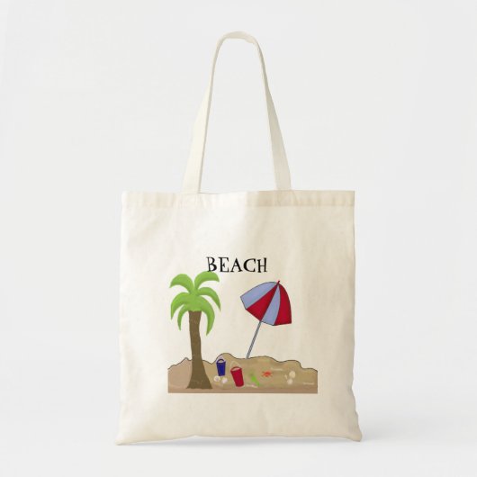 Strandtafereel Tote Bag (Voorkant)