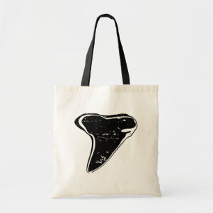 Strandtas met haaientand tote bag