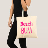 Strandtas Roze Tote Bag (Voorkant (product))