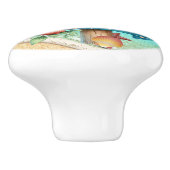 Strandteken Keramische knop (Zijkant)