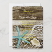 STRANDTHEMA B'NOT B'NAI BAR BAT MITZVAH UITNODIGIN KAART (Voorkant)