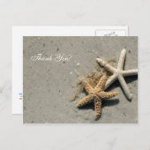 Strandthema Dank u Briefkaarten (Voorkant / Achterkant)