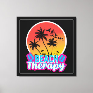 Strandtherapie-18920 Canvas Afdruk