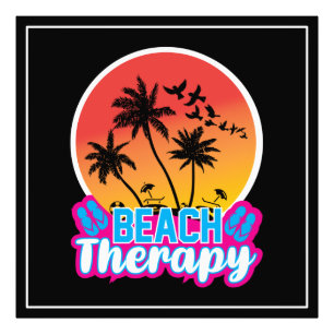 Strandtherapie-18920 Foto Afdruk