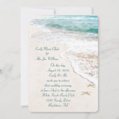 Strandtrouw en zeester kaart (Voorkant)