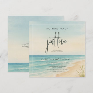 Strandtrouwdag met Elopement Kaart