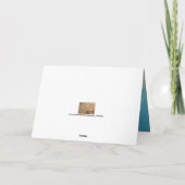 Strandvakantie Dank je wel kaart (Achterkant)