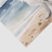 Strandvakantie : Grens Collie Decoupage Tissuepapier (Detail)