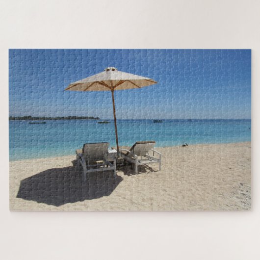 strandvakantie legpuzzel (Horizontaal)