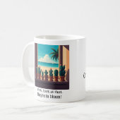 Strandvensterbank cactus mok (Voorkant links)