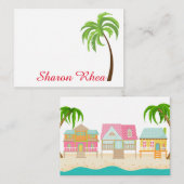 Strandverblijf Kaart / Label - SRF (Voorkant / Achterkant)