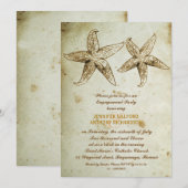  STRANDVERLOVINGSFEESTUITNODIGINGEN KAART (Voorkant / Achterkant)