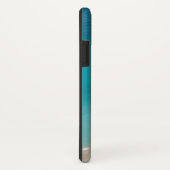 Strandwater en zand met Blauwgroen blauw gepersona Case-Mate iPhone Case (Achterkant / rechts)