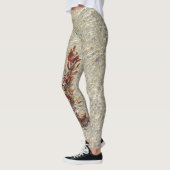 Strandwater en zeewier fotografisch leggings (Links)