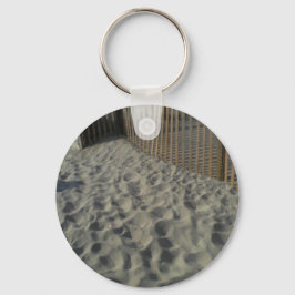 Strandzand-sleutelhanger Sleutelhanger