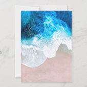 Strandzicht Bedankkaart (Achterkant)