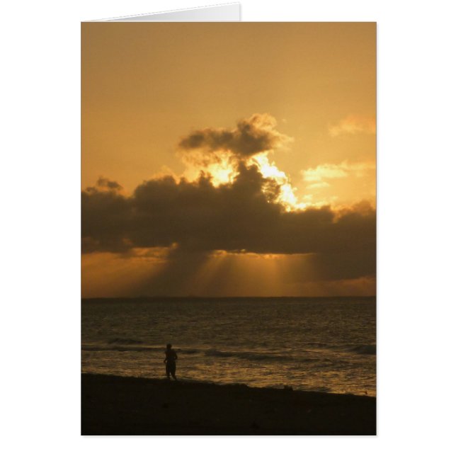 strandzonsondergang (Voorkant)