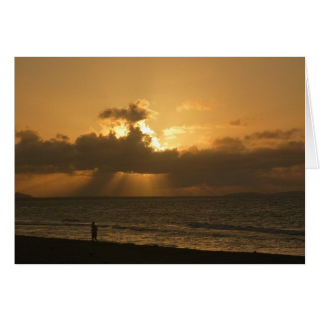 strandzonsondergang (Voorkant Horizontaal)