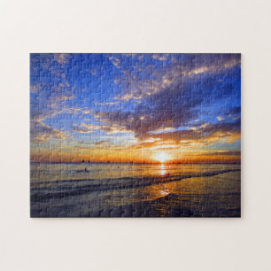 strandzonsondergang legpuzzel