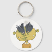 Strange Alien Person Sleutelhanger (Achterkant)