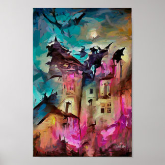 STRANGE CASTLE-kunst en fantasie-poster Poster