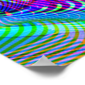 Strange droomt psychedelisch lichte show poster (Hoek)