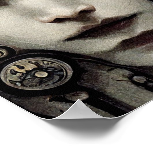 Strange Face Surreal Art Poster (Hoek)