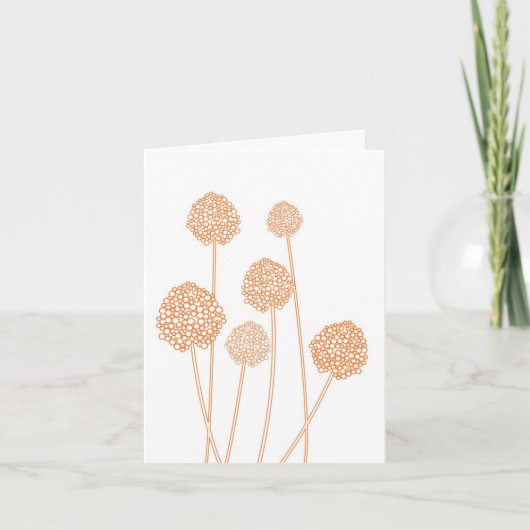 Strange Flowers Notecard Kaart (Voorkant)