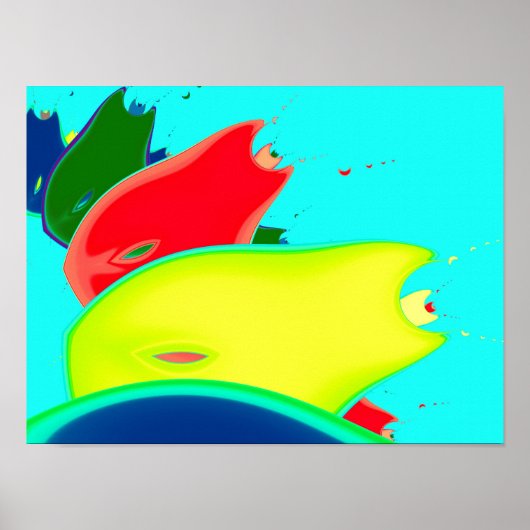 Strange Fruit Fine Fractal Art Poster (Voorkant)