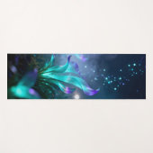 strange meadow of glowing plants  yogamat (Voorkant (horizontaal))