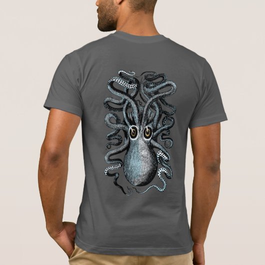 Strange Octopus Zee Monster T-shirt (Achterkant)