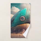 Strange Whale (Serviette à main)