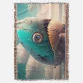 Strange Whale Deken (Voorkant Verticaal)