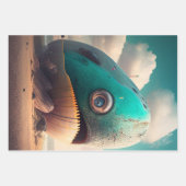 Strange Whale Inpakpapier Vel (Voorkant)