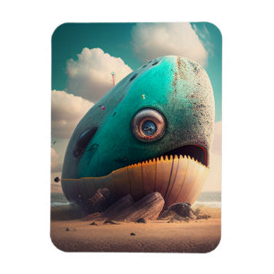 Strange Whale Magneet