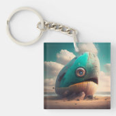 Strange Whale Sleutelhanger (Voorkant)