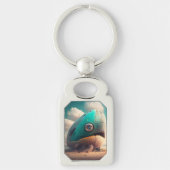 Strange Whale Sleutelhanger (Voorkant)