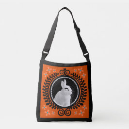 Strange White Bunny Crossbody Bag / Shoulder Tote Tas