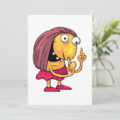 Strange Woman Invitations Kaart (Staand voorkant)