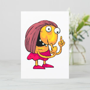 Strange Woman Invitations Kaart