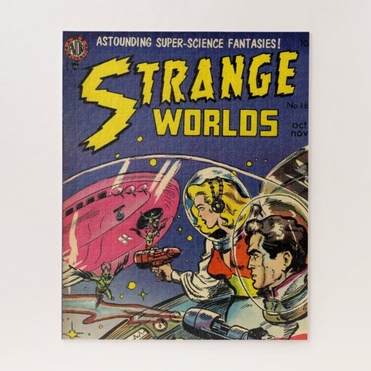 Strange Worlds  Comic Book Hoesje Legpuzzel (Verticaal)