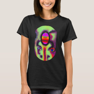 Strangecore Weirdcore Aesthetische Creepy-ogen T-shirt