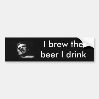 StrangeloveRipper1, ik breid het bier dat ik drink Bumpersticker