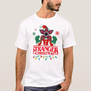 Stranger Christmas Monster uit de Onderwereld T-shirt