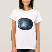 Stranger in het park in Night Fog T-shirt (Voorkant)