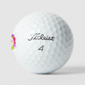 Stranger thinks quote in 80s tv show style golfballen (Logo)
