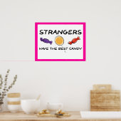 Strangers Best Snoep Funny Poster (Keuken)