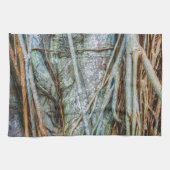 Strangler Fig Abstract Theedoek (Horizontaal)